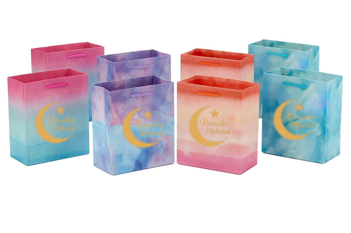 Ramadan party favor bags - set of 8