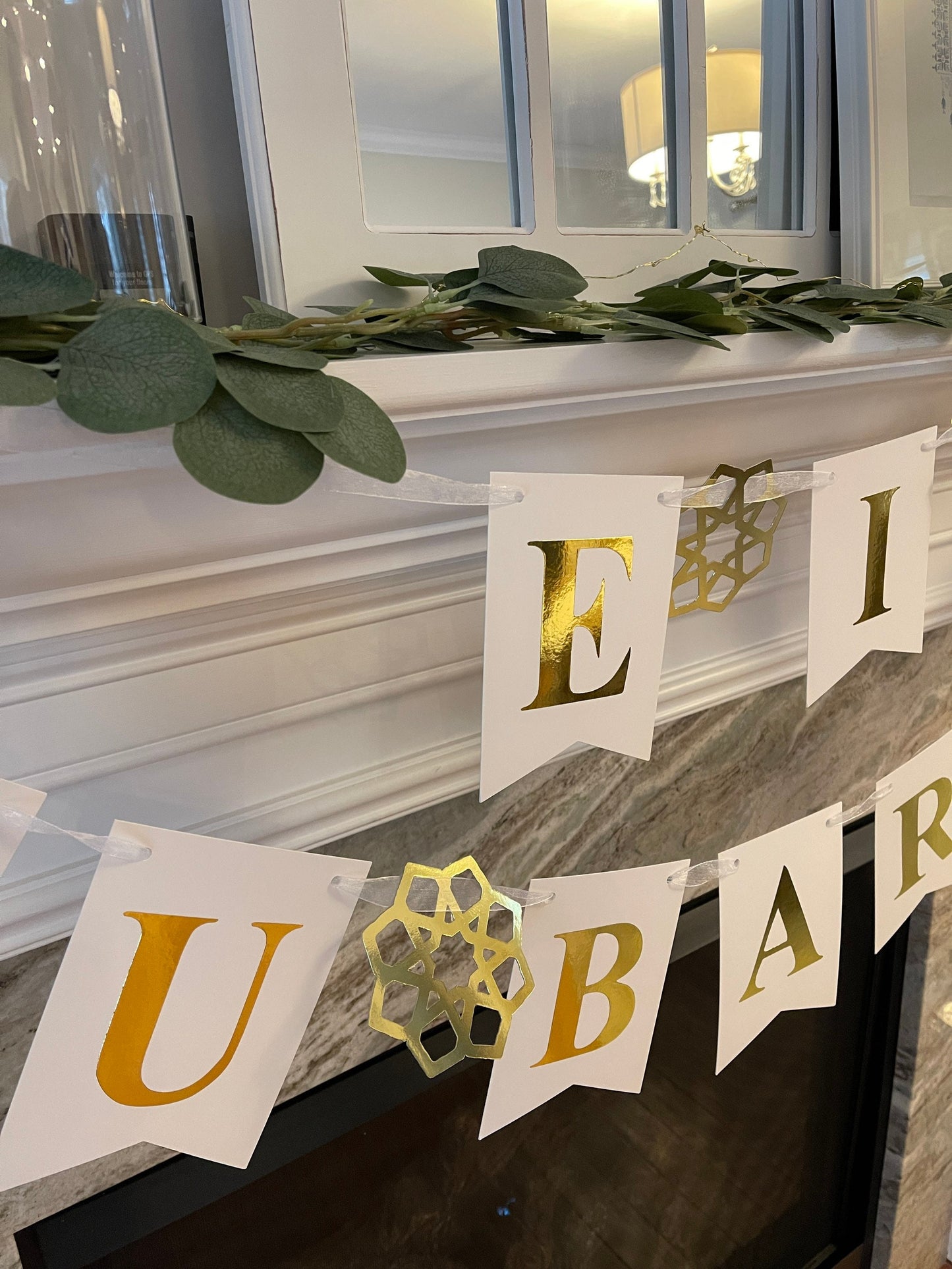 Eid mubarak banner - Eid party - Eid decoration - Eid garland