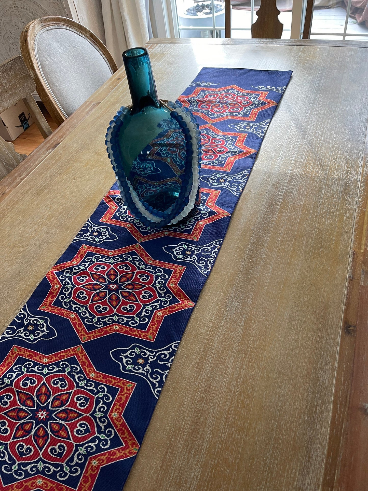 Ramadan table runner, Islamic decor, festive table setting, Ramadan decorations, iftar table decor, suhoor essentials, Ramadan home decor