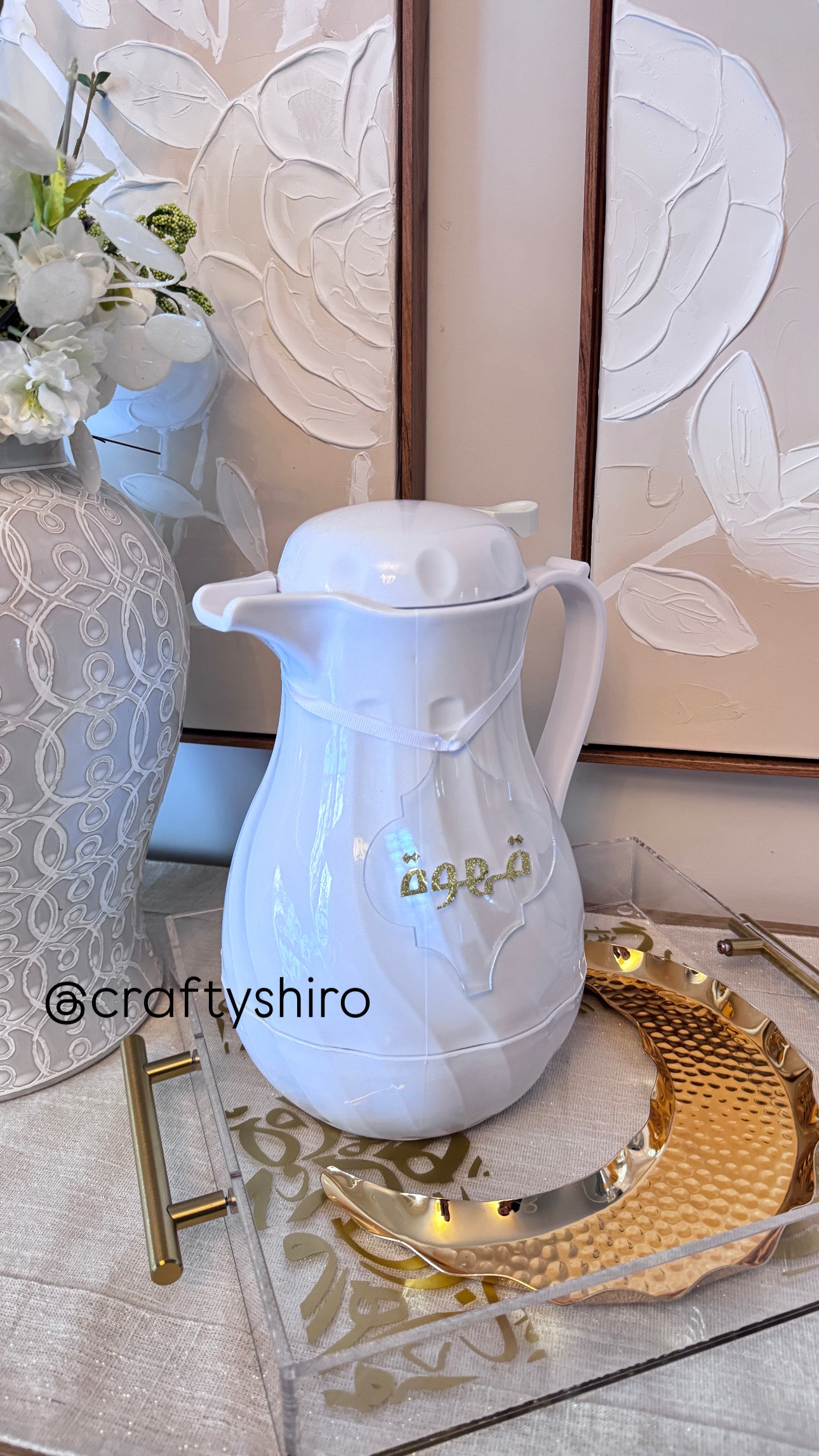 Coffee and Tea Acrylic Charms Ramadan Eid Dallah Charms Ramadan & Eid Decor Arabic Dallah Acrylic Charms Minimalist Charms