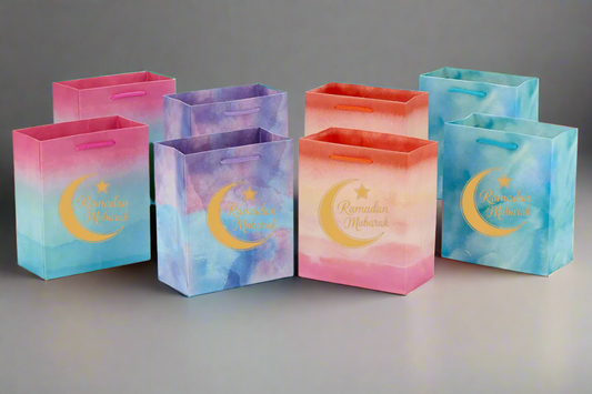 Ramadan party favor bags - set of 8