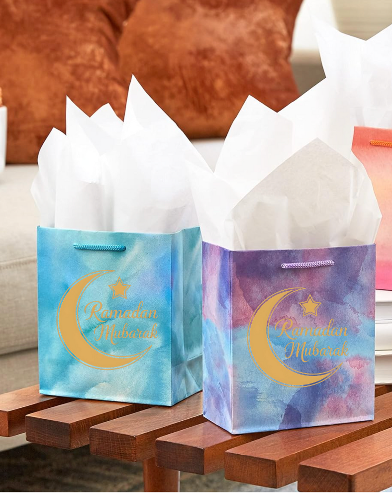 Ramadan party favor bags - set of 8