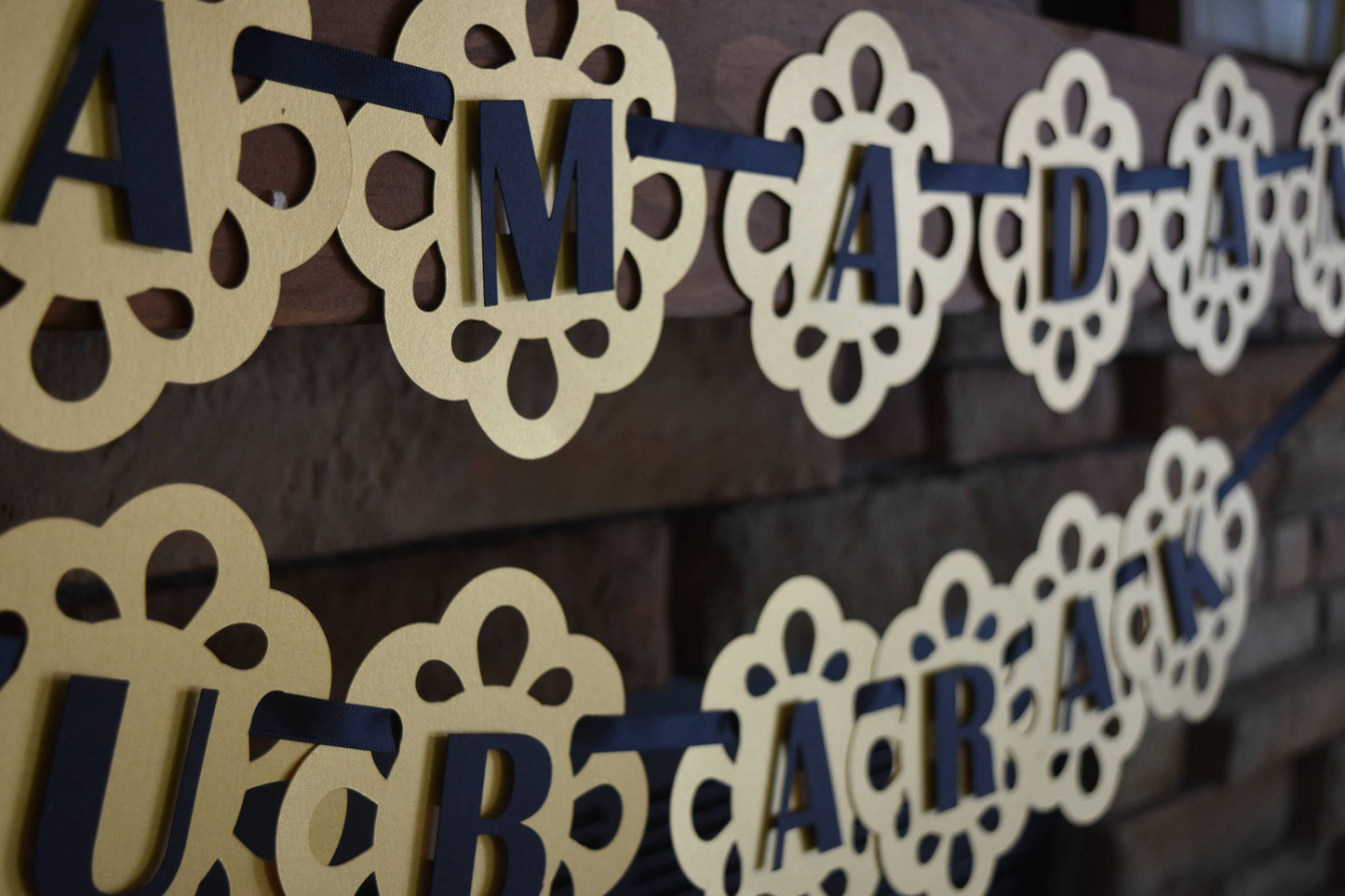 Ramadan / Eid banner, Ramadan mubarak banner black and gold Ramadan banner Eid Mubarak banner Eid banner Ramadan decoration