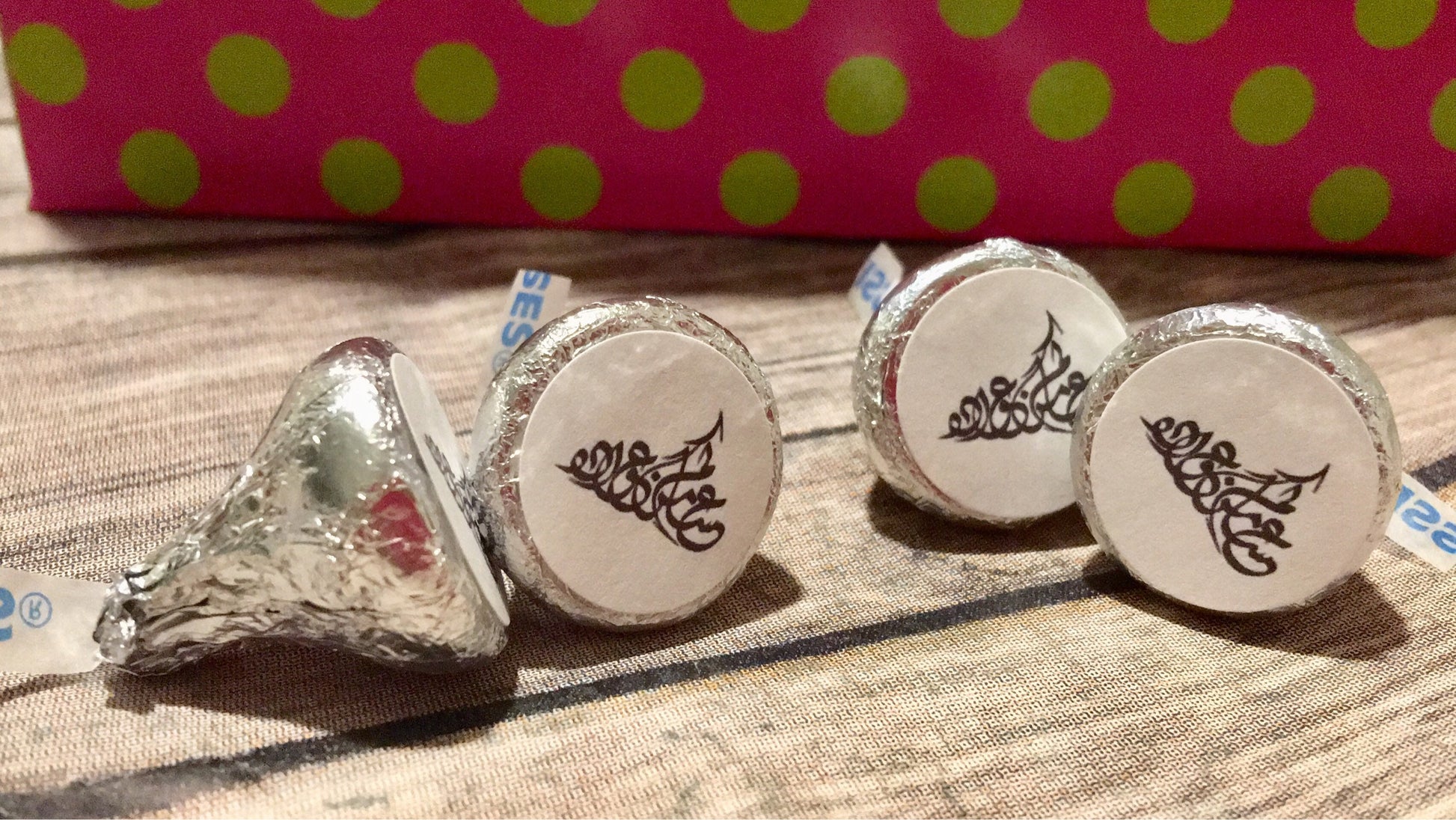 Ramadan mubarak chocolate stickers (chocolate not included) ramadan stickers for hershey kisses