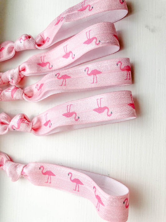 birthday gifts, Hair tie favors, Flamingo Theme, Flamingo Birthday, Flamingo Party, Party Favors, Flamingos, Flamingo Party Favors