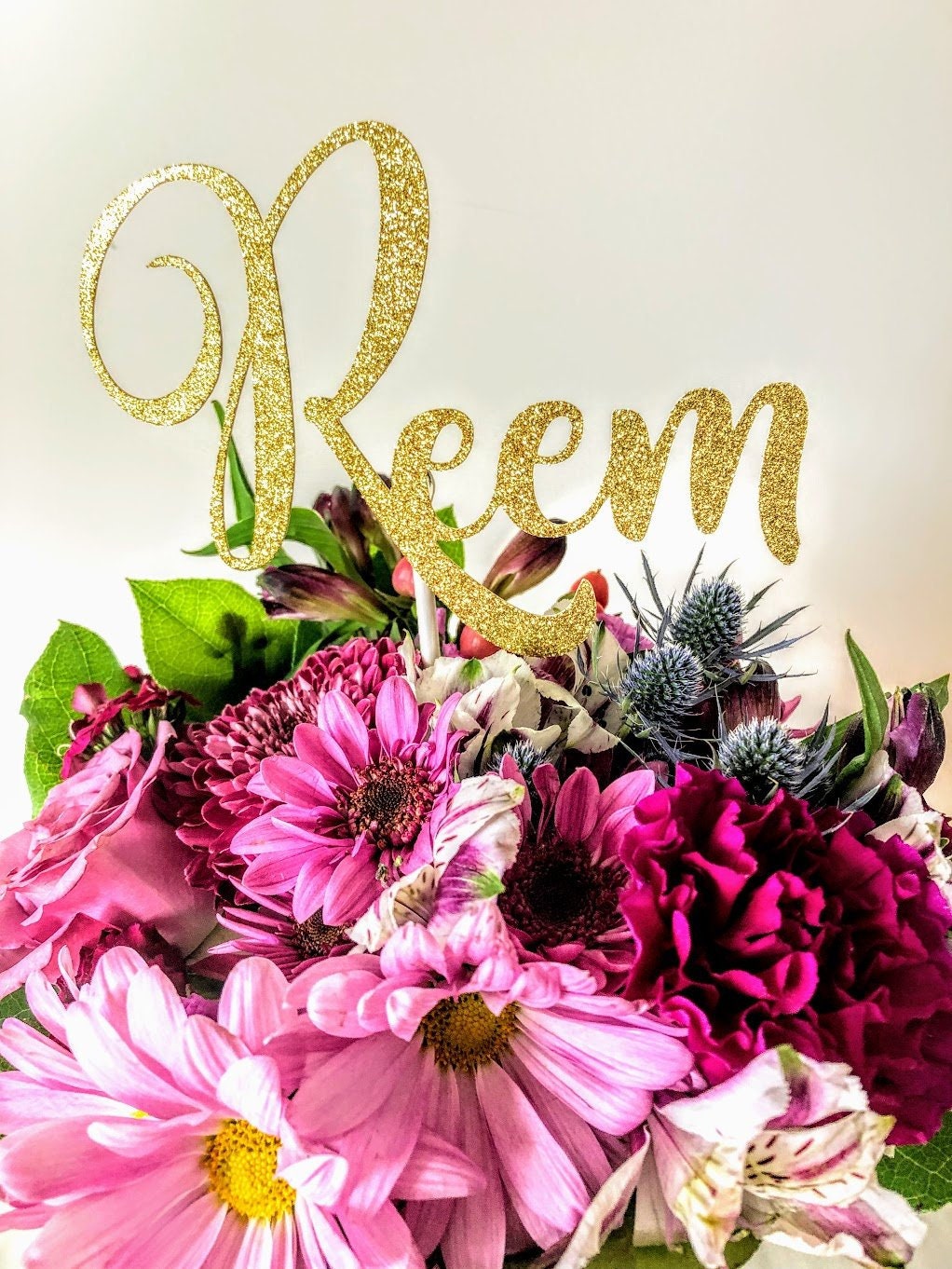 Customized cake topper, Birthday, Gold cake topper, glitter cake topper, custom, personalized cake smash first 1st 1 one any name