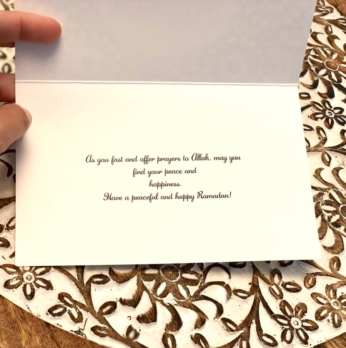 Ramadan Mubarak greeting card ramadan card