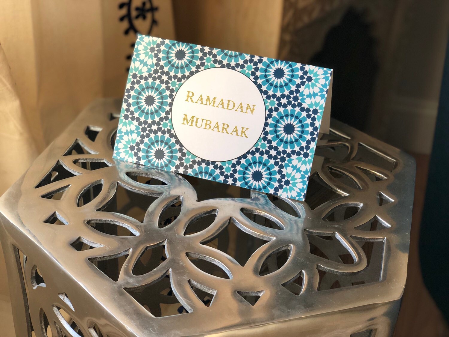 Ramadan Mubarak greeting card ramadan card
