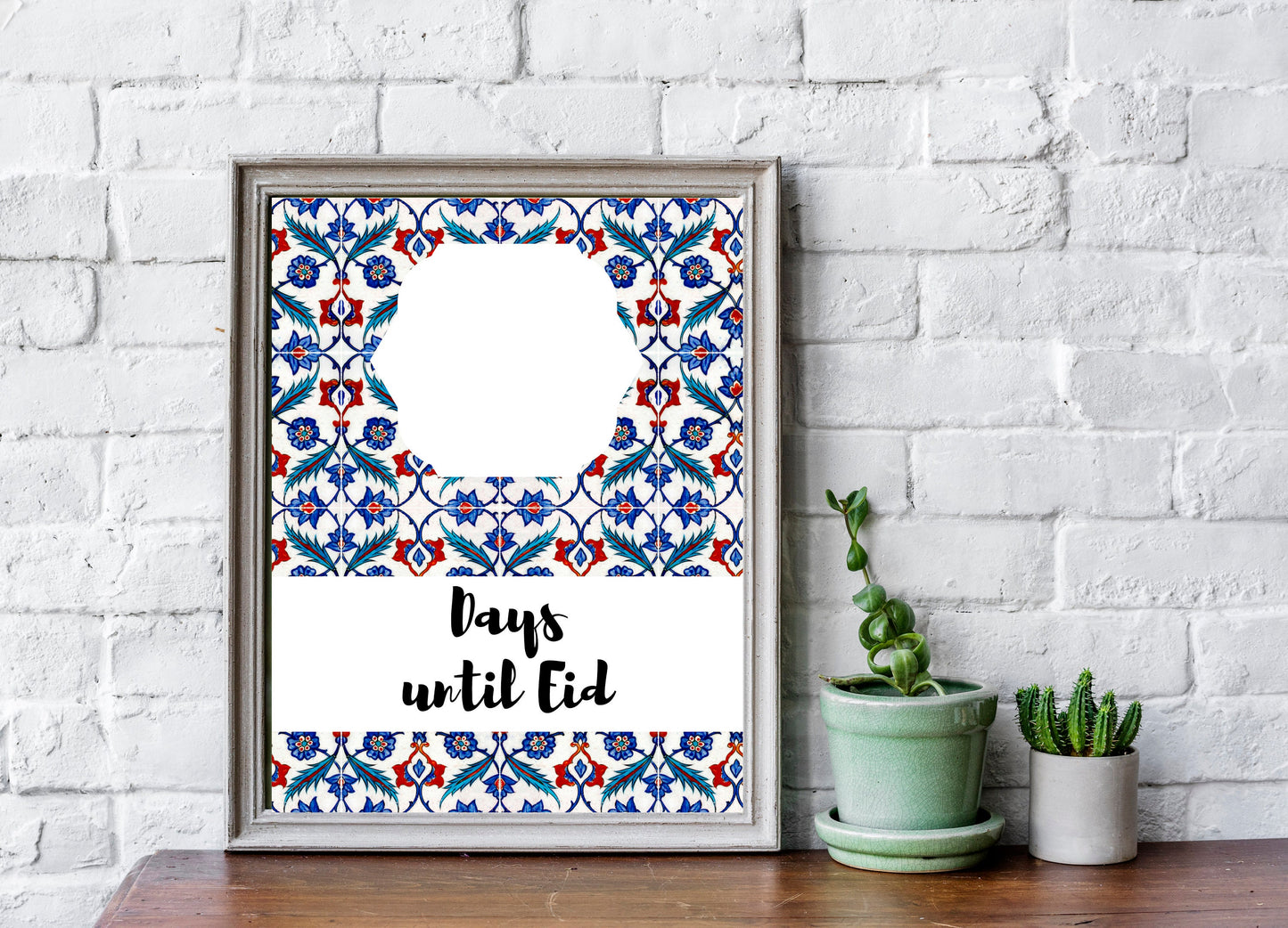 Ramadan Eid countdown poster, instant download - NO SHIPPING