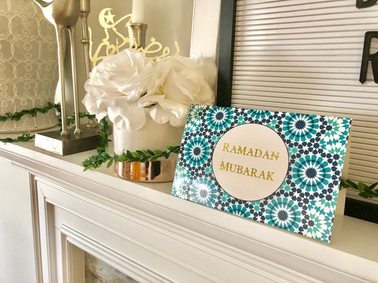 Ramadan Mubarak greeting card ramadan card