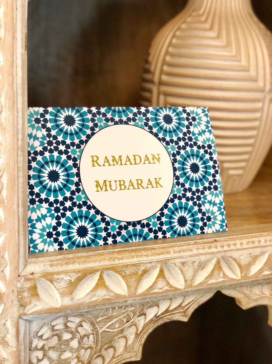 Ramadan Mubarak greeting card ramadan card