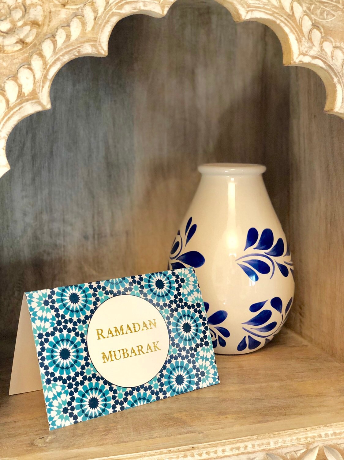 Ramadan Mubarak greeting card ramadan card