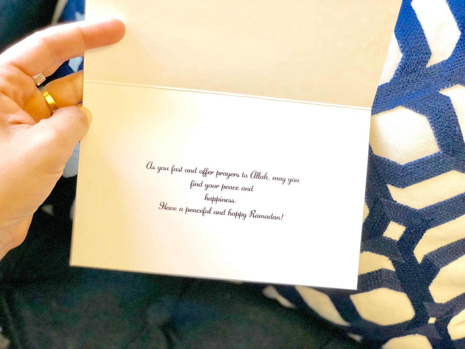 Ramadan Mubarak greeting card ramadan card