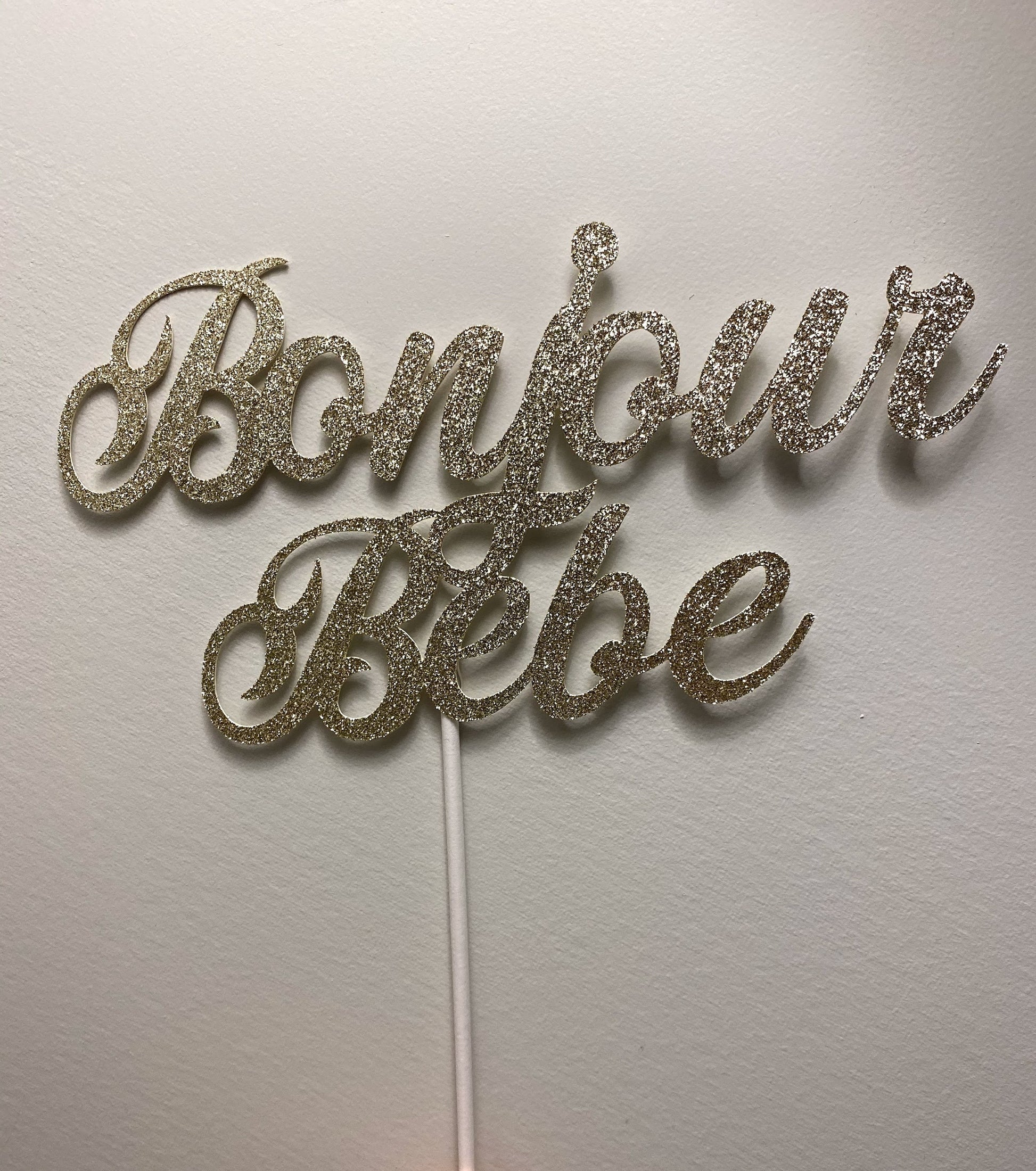 Bonjour Bebe Cake Topper, Baby Shower Cake Topper, Parisian Baby Shower, Baby Cake Topper, Paris Theme, Gold Baby Shower Cake Topper, Bebe