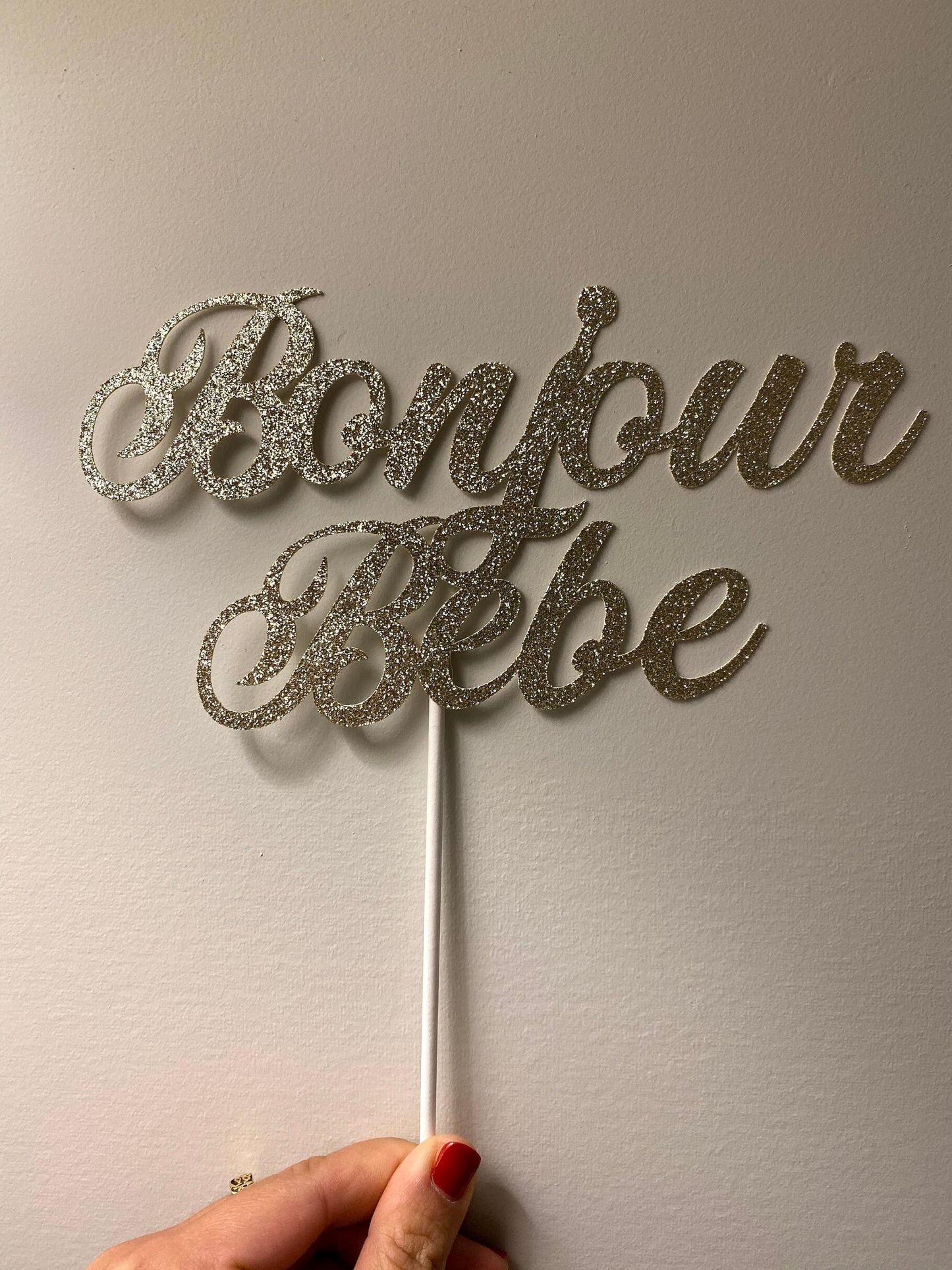 Bonjour Bebe Cake Topper, Baby Shower Cake Topper, Parisian Baby Shower, Baby Cake Topper, Paris Theme, Gold Baby Shower Cake Topper, Bebe