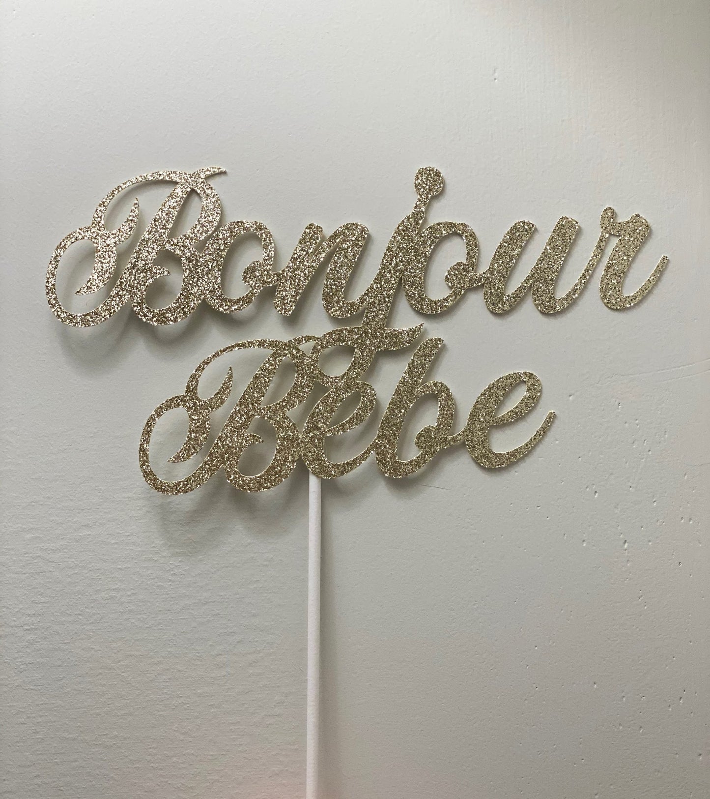 Bonjour Bebe Cake Topper, Baby Shower Cake Topper, Parisian Baby Shower, Baby Cake Topper, Paris Theme, Gold Baby Shower Cake Topper, Bebe