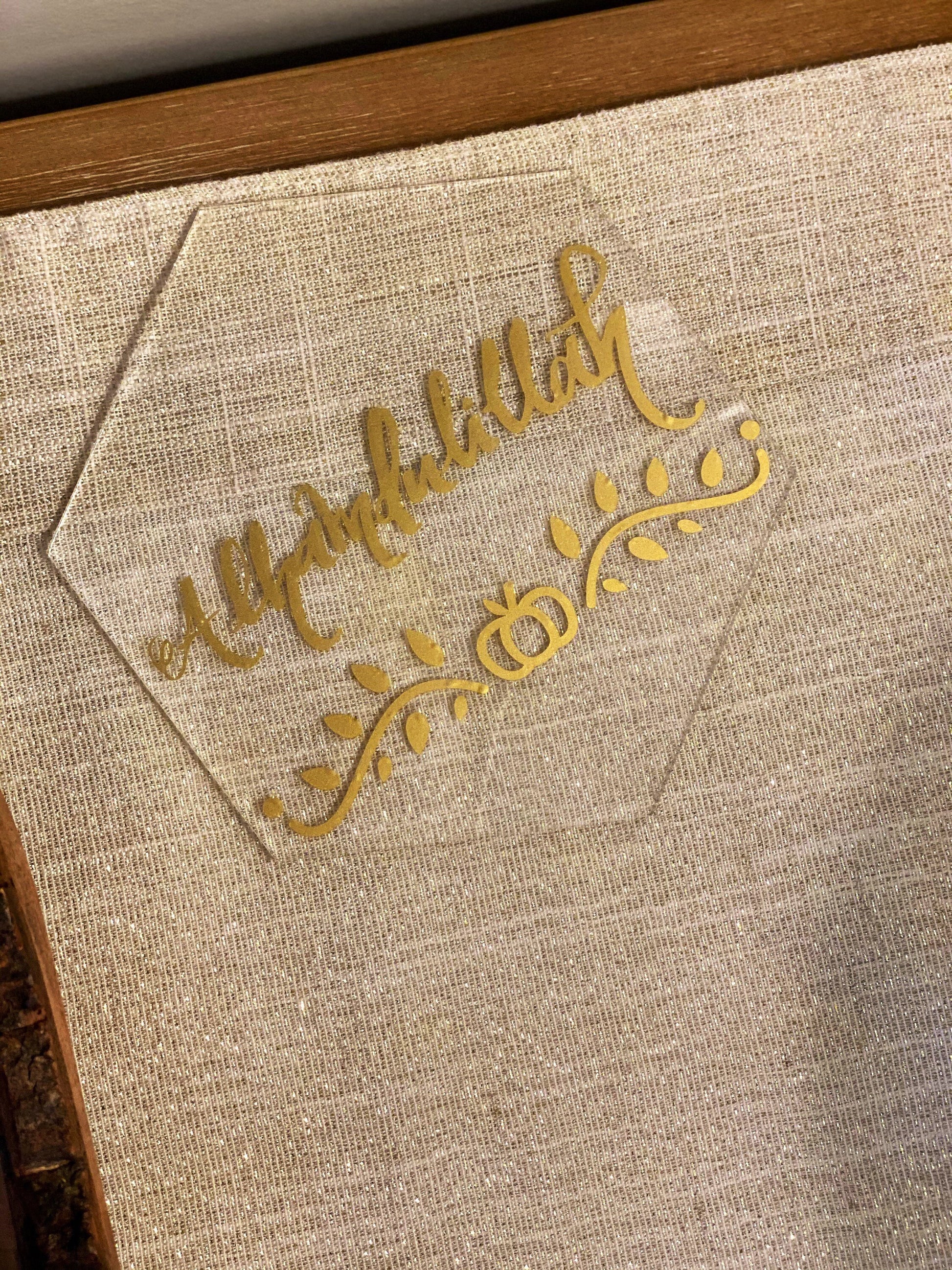 Ramadan Alhamdulillah acrylic table sign