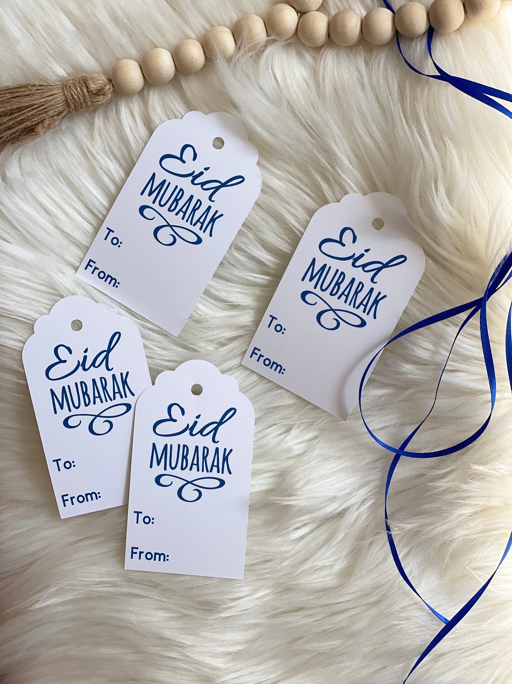 Eid Mubarak gift tags - set of 15