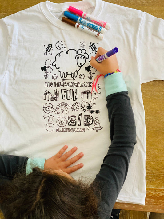 Eid al adha tshirt activity for kids