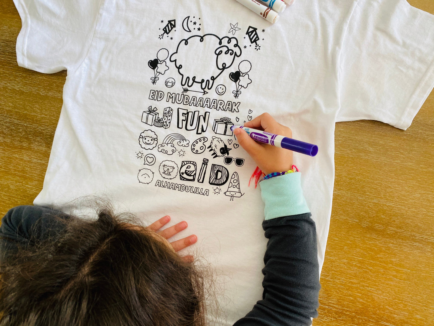 Eid al adha tshirt activity for kids
