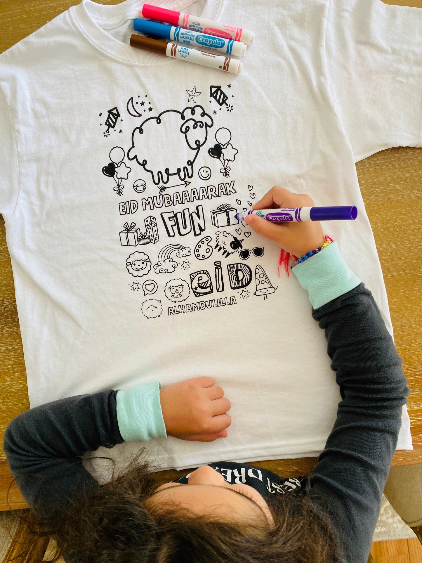 Eid al adha tshirt activity for kids