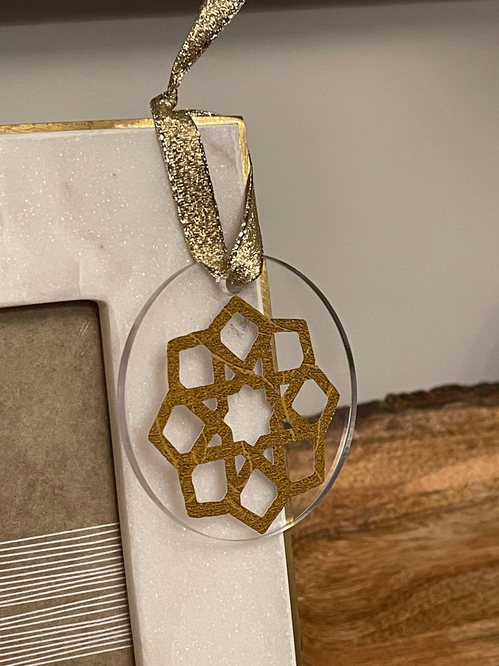 Ramadan acrylic ornament - islamic acrylic ornament - Arabic design acrylic ornament