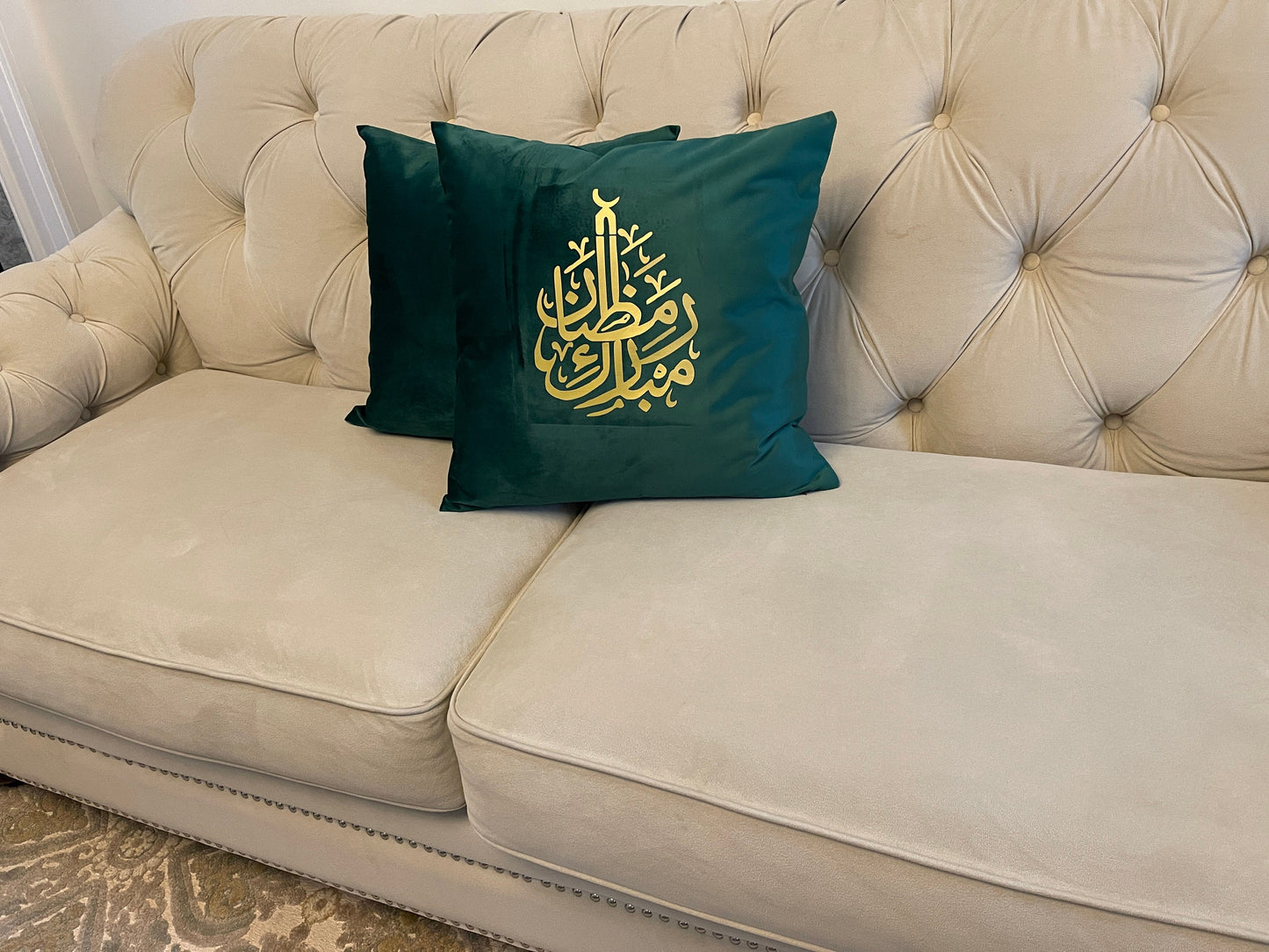 Ramadan Mubarak pillow cover Ramadan pillow case Ramadan decoration 18X18 inches