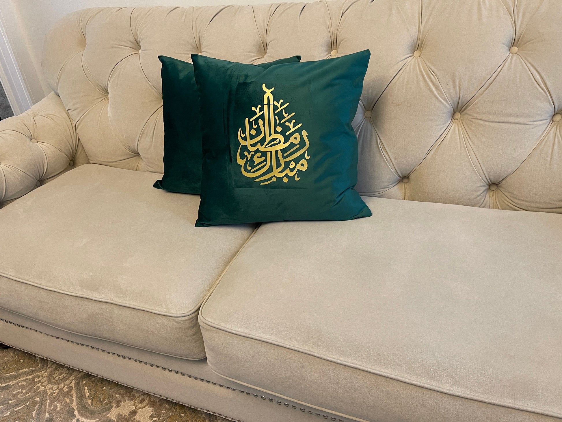 Ramadan Mubarak pillow cover Ramadan pillow case Ramadan decoration 18X18 inches