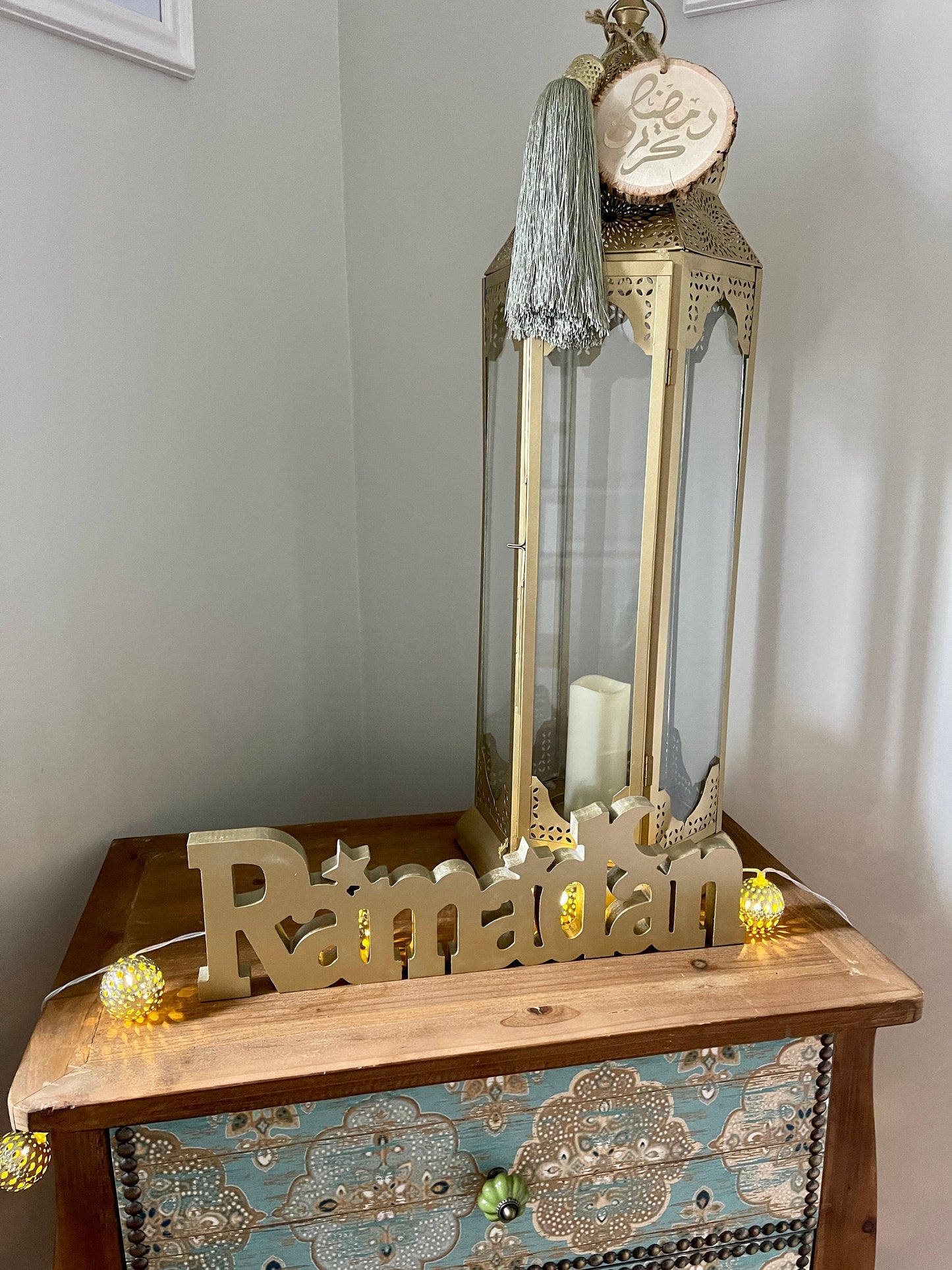 Ramadan decoration, wooden Ramadan decor, Wooden ramadan sign, Wooden Ramadan Mubarak Table Sign Decoration, Ramadan Party Decorations