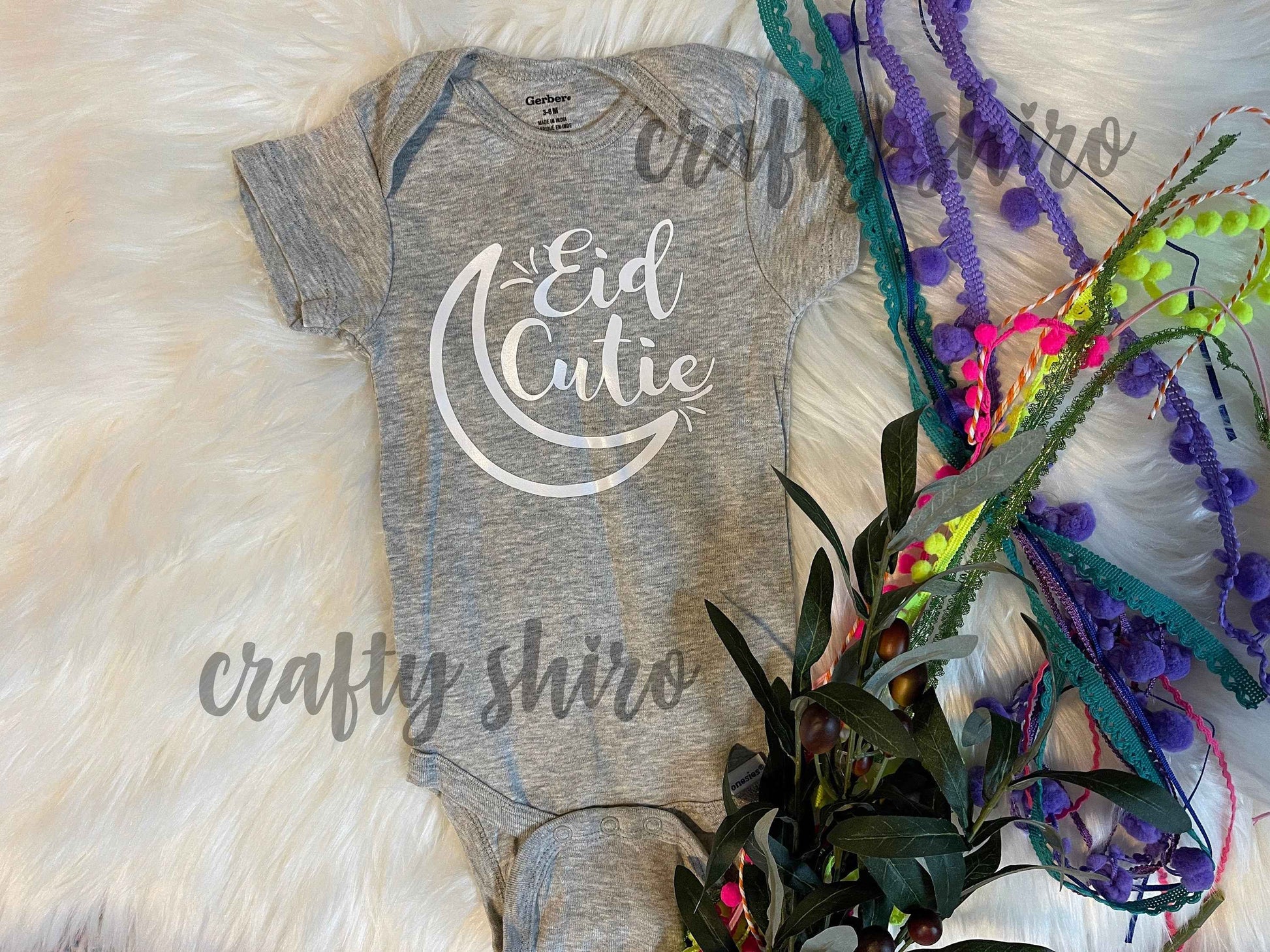 Eid Onesie for baby - Eid gifts for babies - Eid cutie onesie