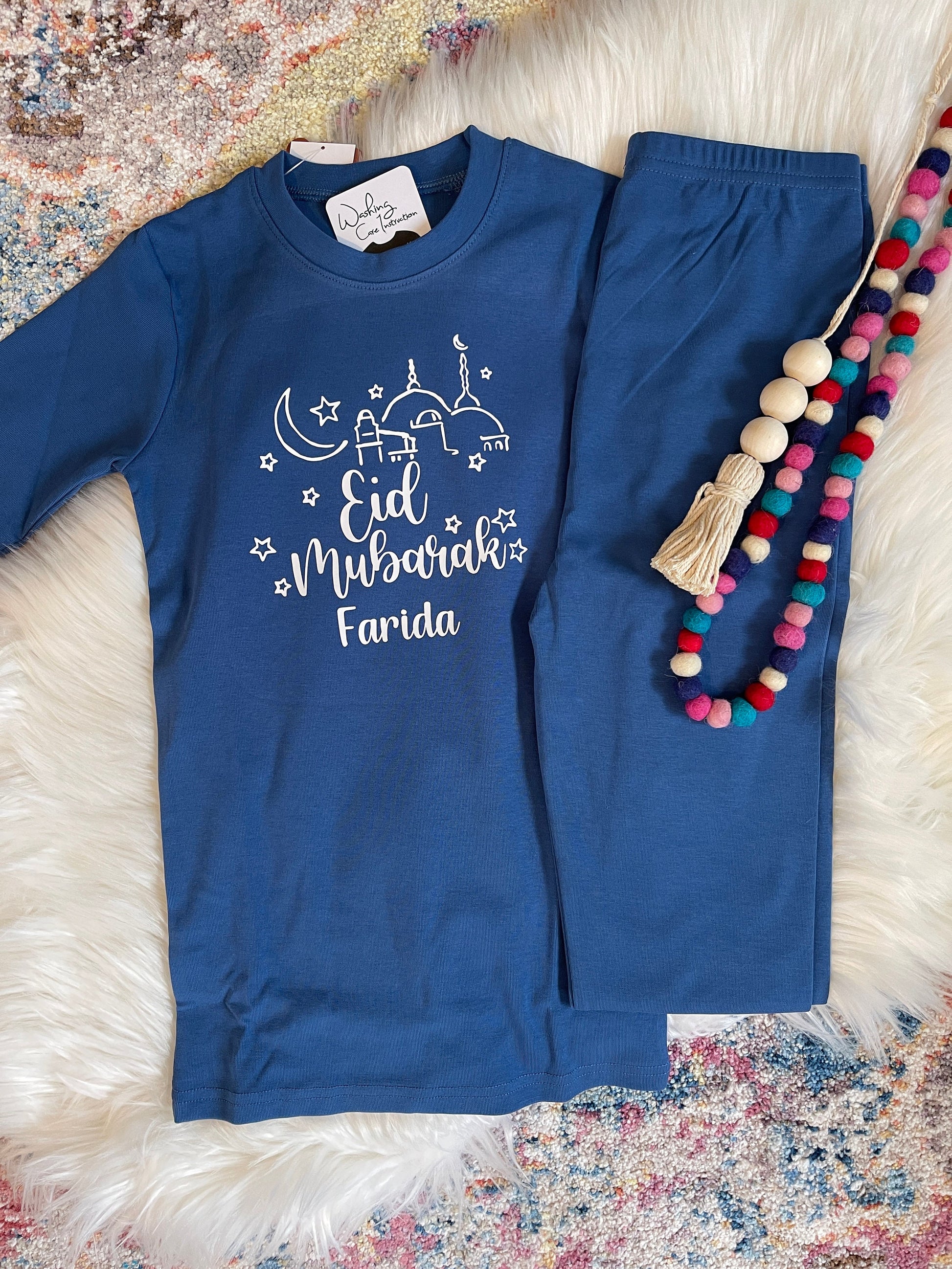 Eid Mubarak pajamas - Eid gifts - Eid pajamas - Ramadan Pajamas