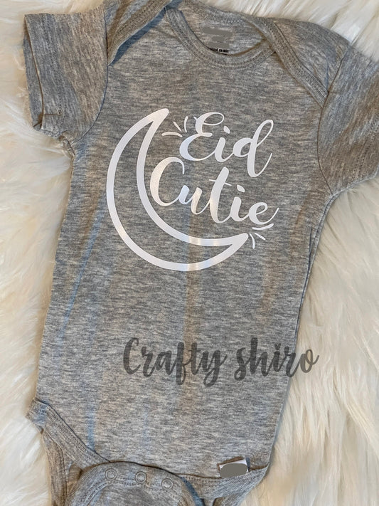 Eid Onesie for baby - Eid gifts for babies - Eid cutie onesie
