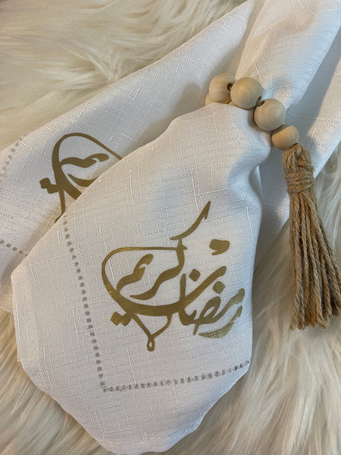 Ramadan Mubarak Napkins ( Set Of 4)