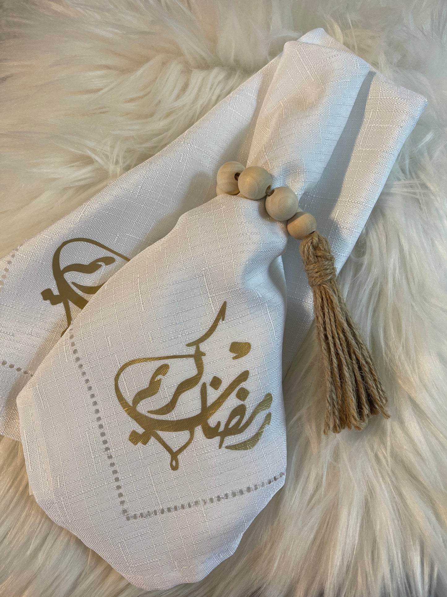 Ramadan Mubarak Napkins ( Set Of 4)