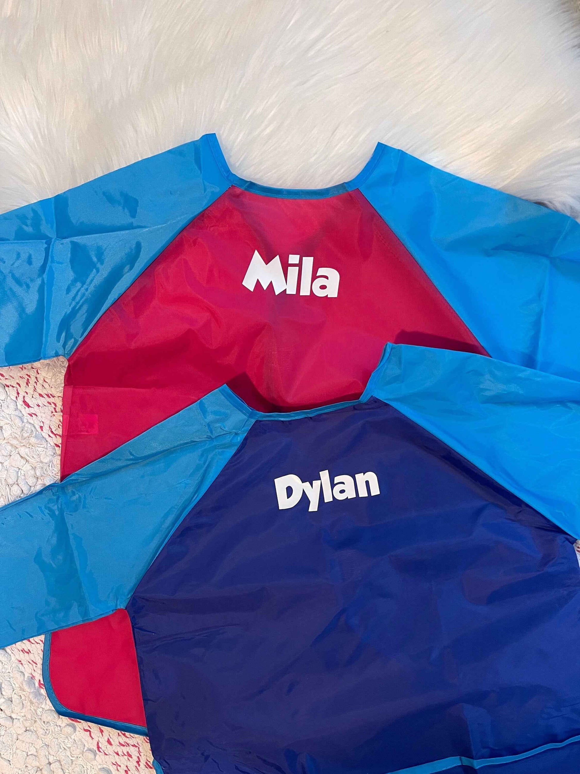 Personalized smocks for kids paint party favors paint party smocks, Personalised kids painting apron