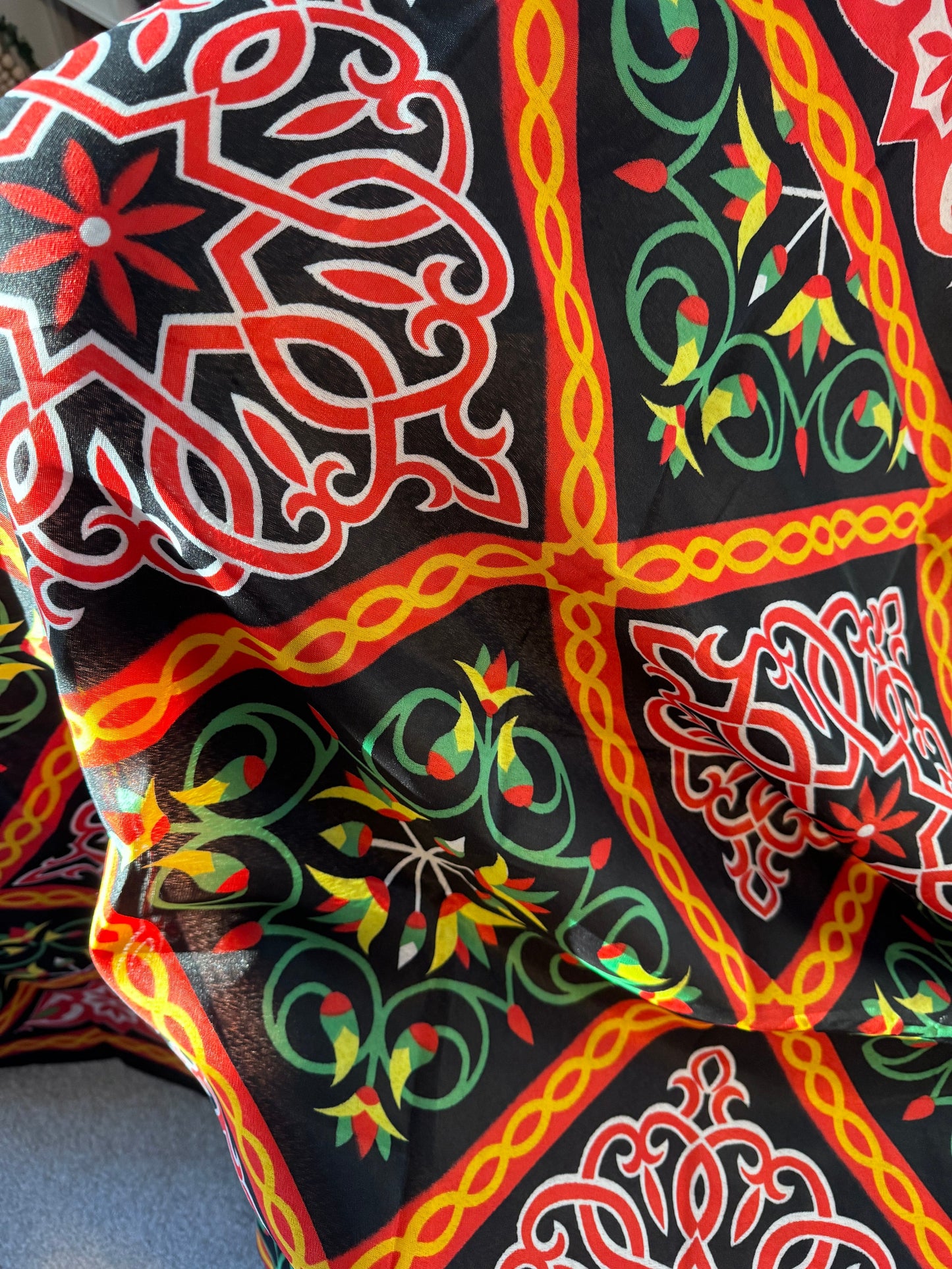 Ramadan khayamiya table cover, Ramadan decor table cover, Egyptian khayamiya Ramadan decoration