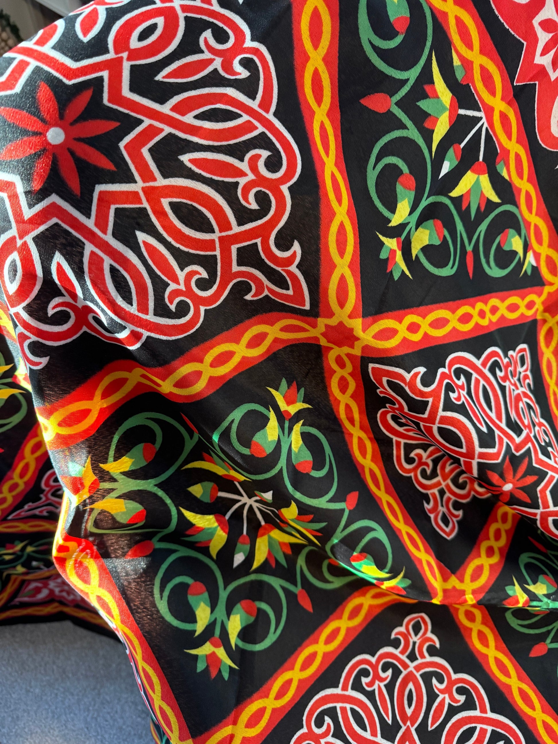 Ramadan khayamiya table cover, Ramadan decor table cover, Egyptian khayamiya Ramadan decoration