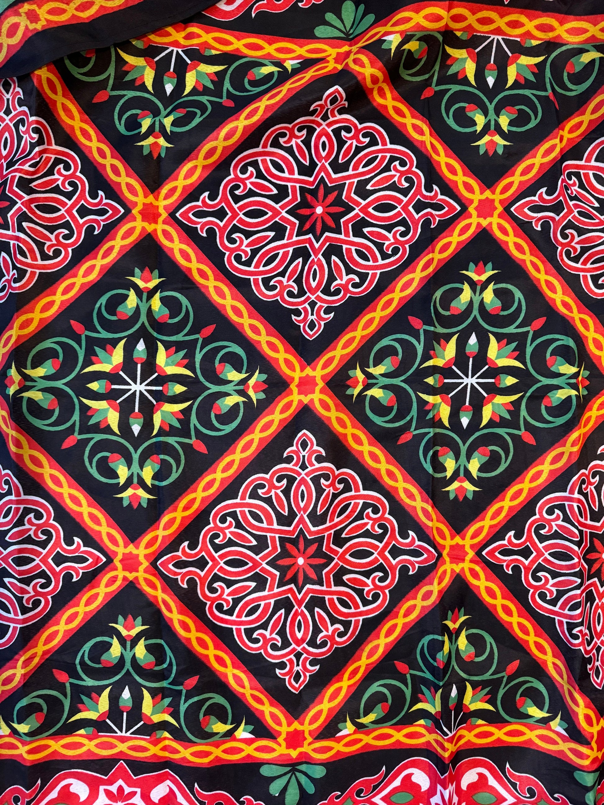 Ramadan khayamiya table cover, Ramadan decor table cover, Egyptian khayamiya Ramadan decoration