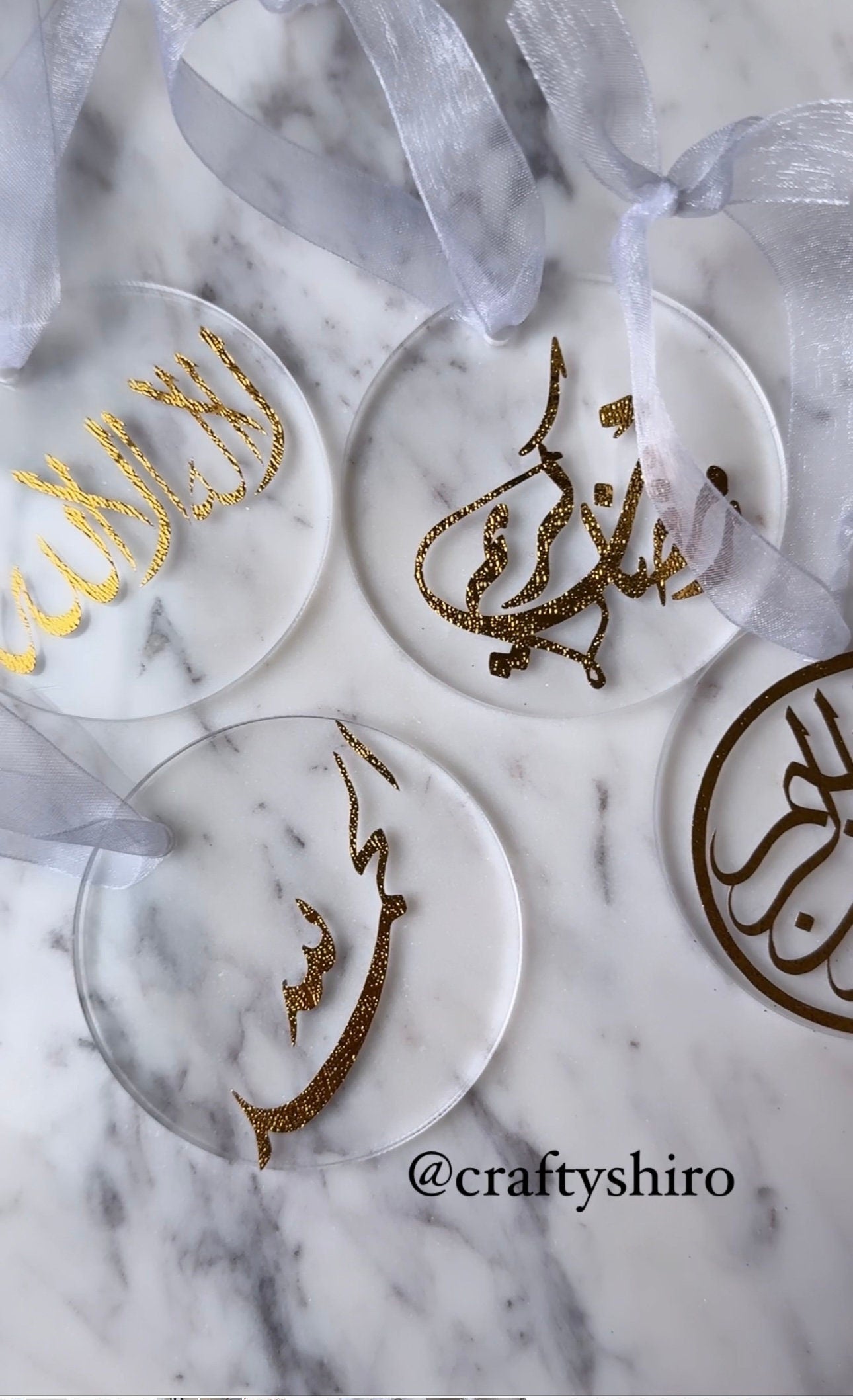 Acrylic Islamic art ornaments