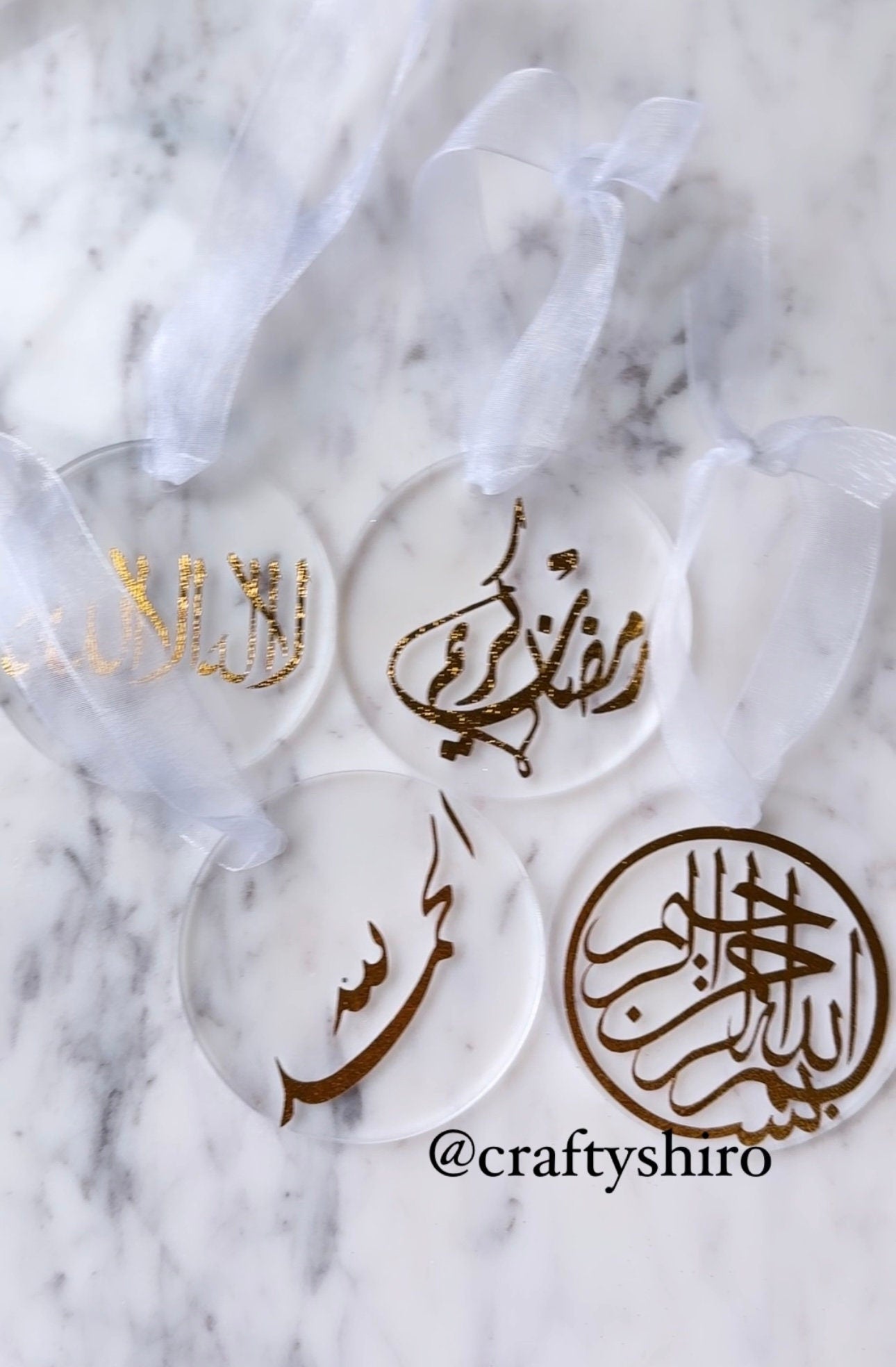 Acrylic Islamic art ornaments