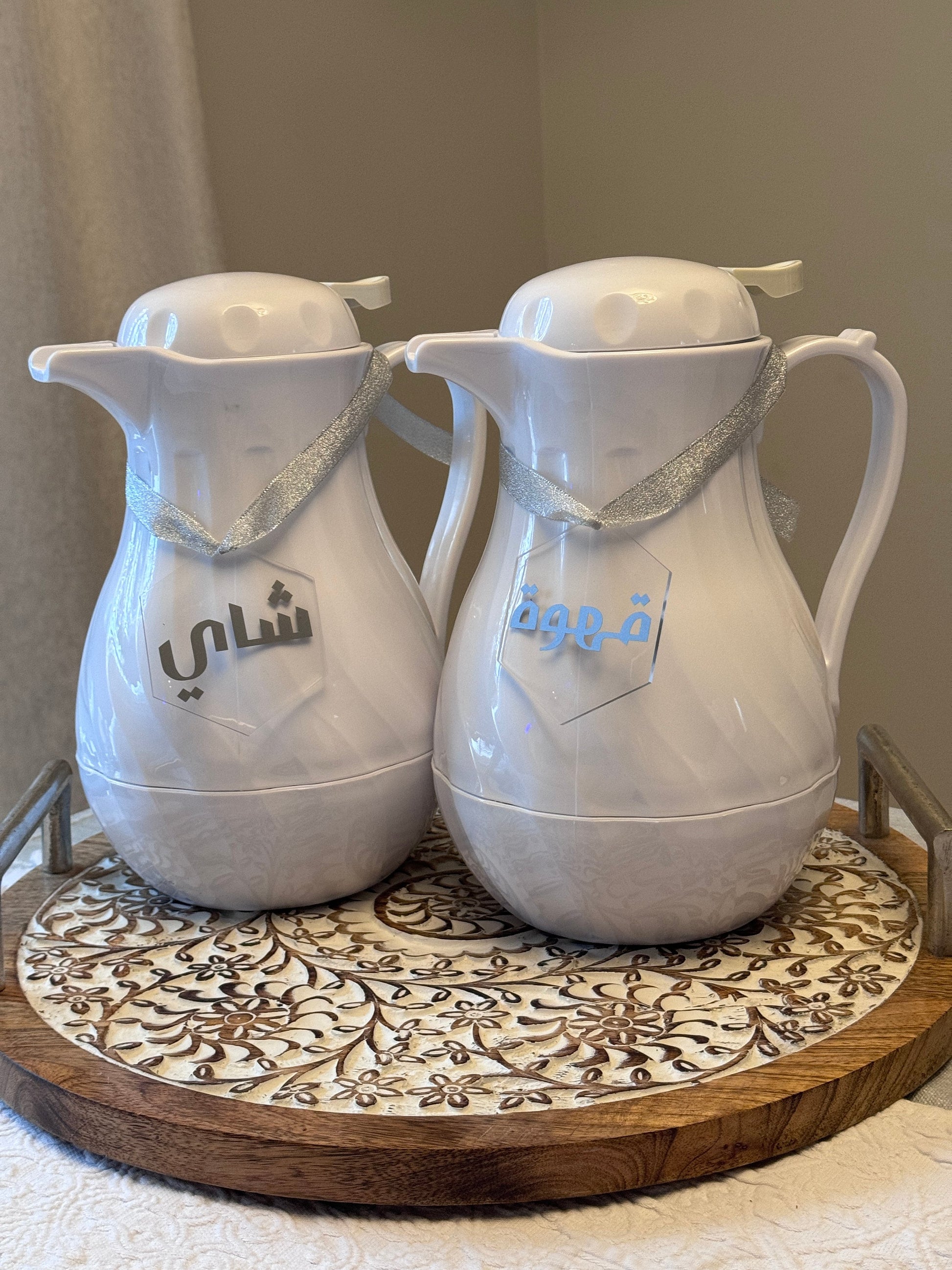 Coffee and Tea acrylic labels, Arabic tags, القهوة والشاي Arabic coffee Arabic art Gift for eid NOT A SET