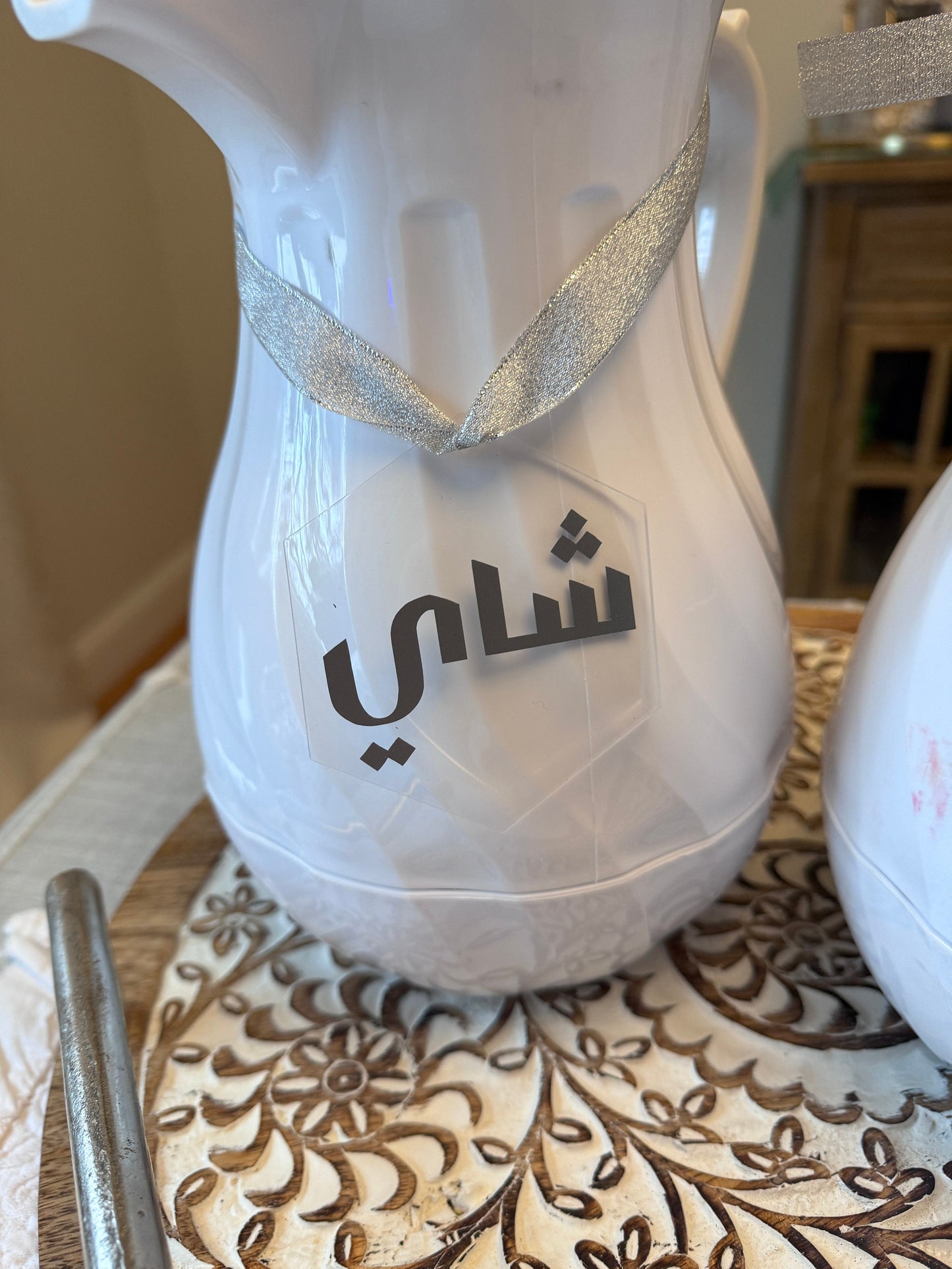 Coffee and Tea acrylic labels, Arabic tags, القهوة والشاي Arabic coffee Arabic art Gift for eid NOT A SET