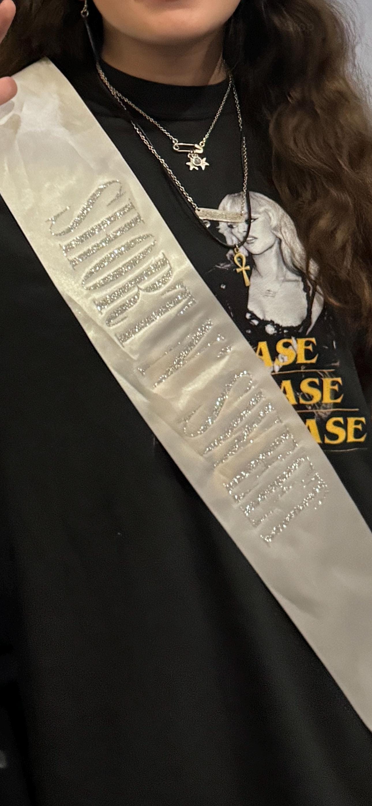 Short n Sweet sash - adult size - Sabrina carpenter concert outfits