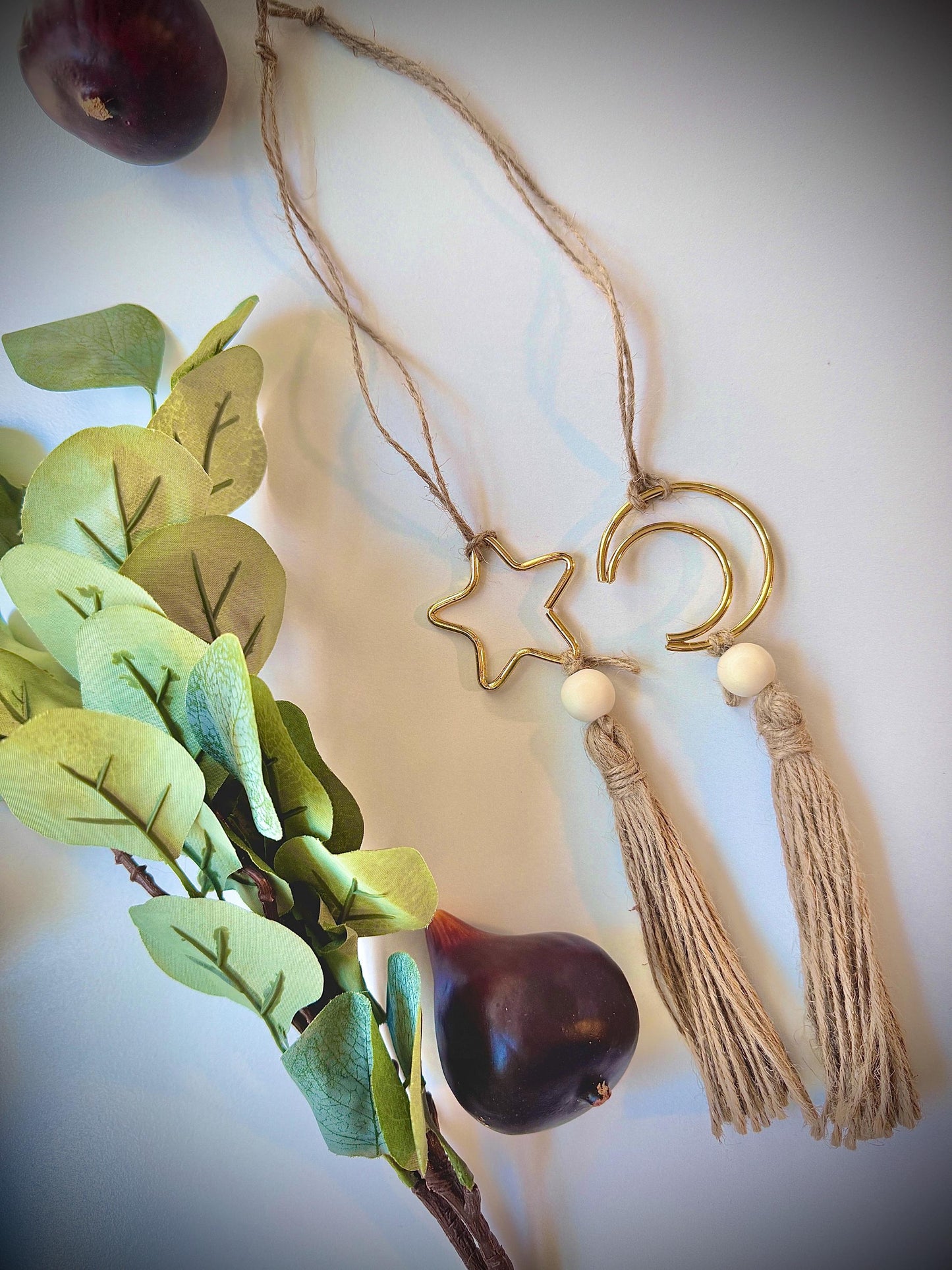 ramadan ornaments star and moon - set of 2,Ramadan and Eid Ornament Set – Islamic Festive Decor