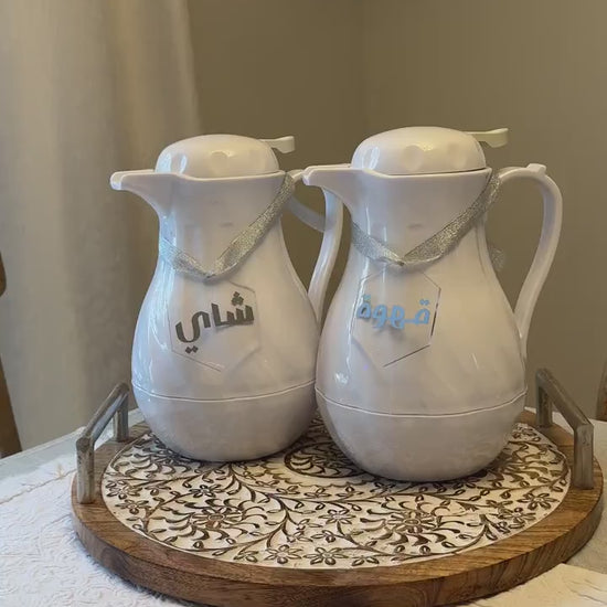 Coffee and Tea acrylic labels, Arabic tags, القهوة والشاي Arabic coffee Arabic art Gift for eid NOT A SET