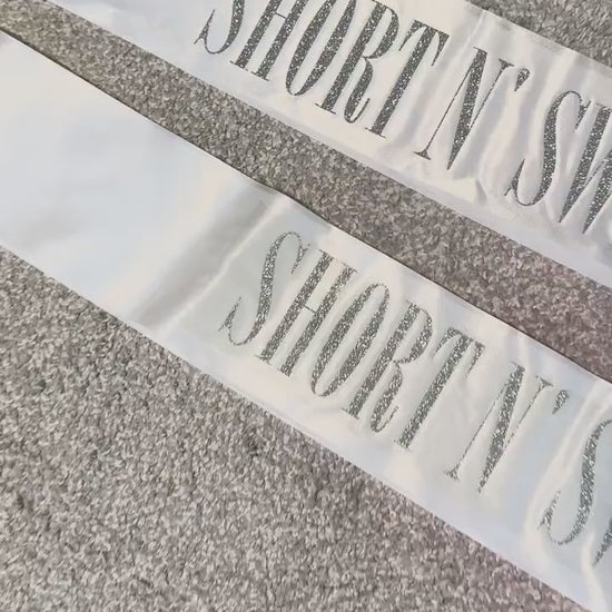Short n Sweet sash - adult size - Sabrina carpenter concert outfits